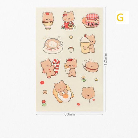 Kawaii Animal Waterproof Stickers - Picture 12 of 13